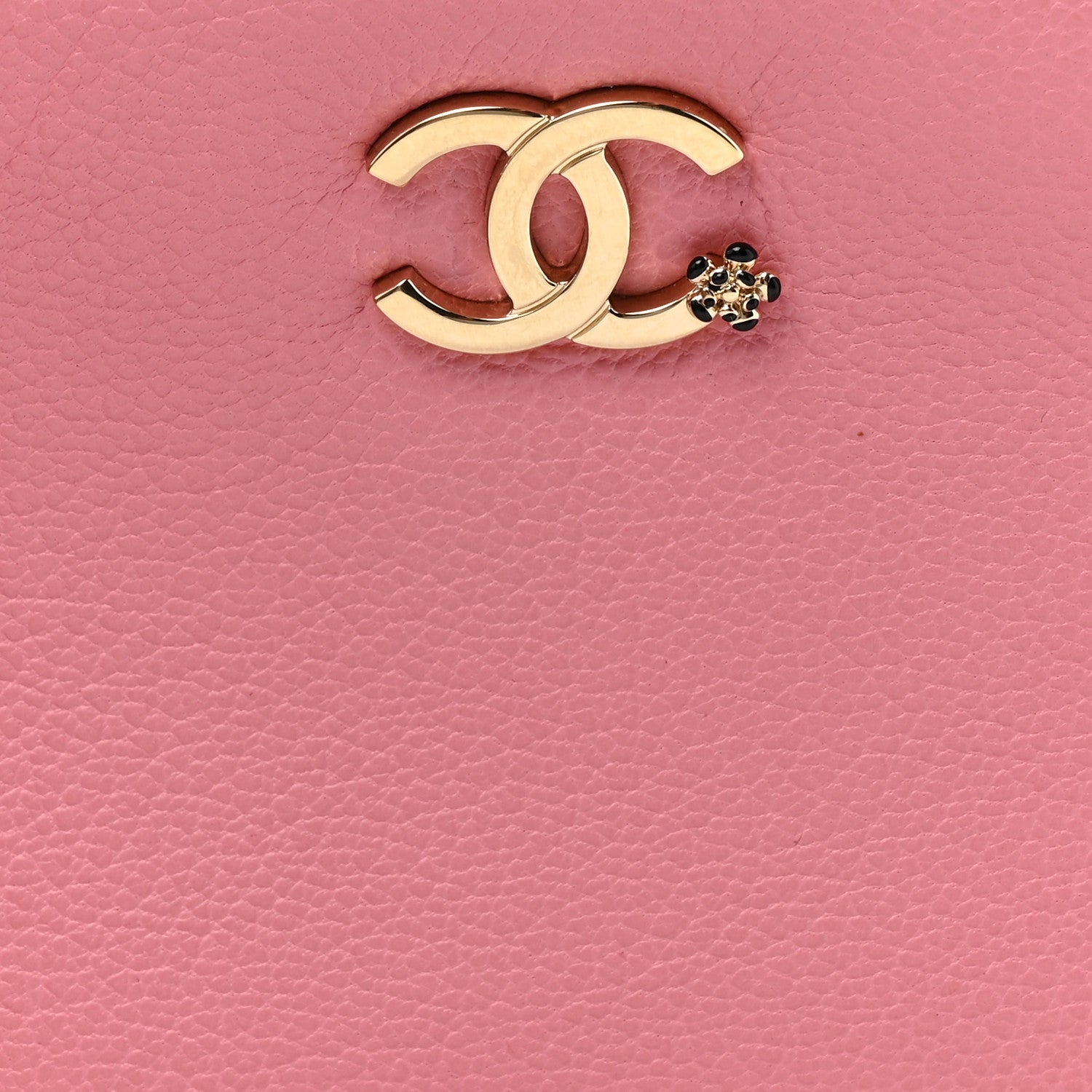 Chanel Calfskin Camellia Small Clutch With Chain Pink 10 of 13