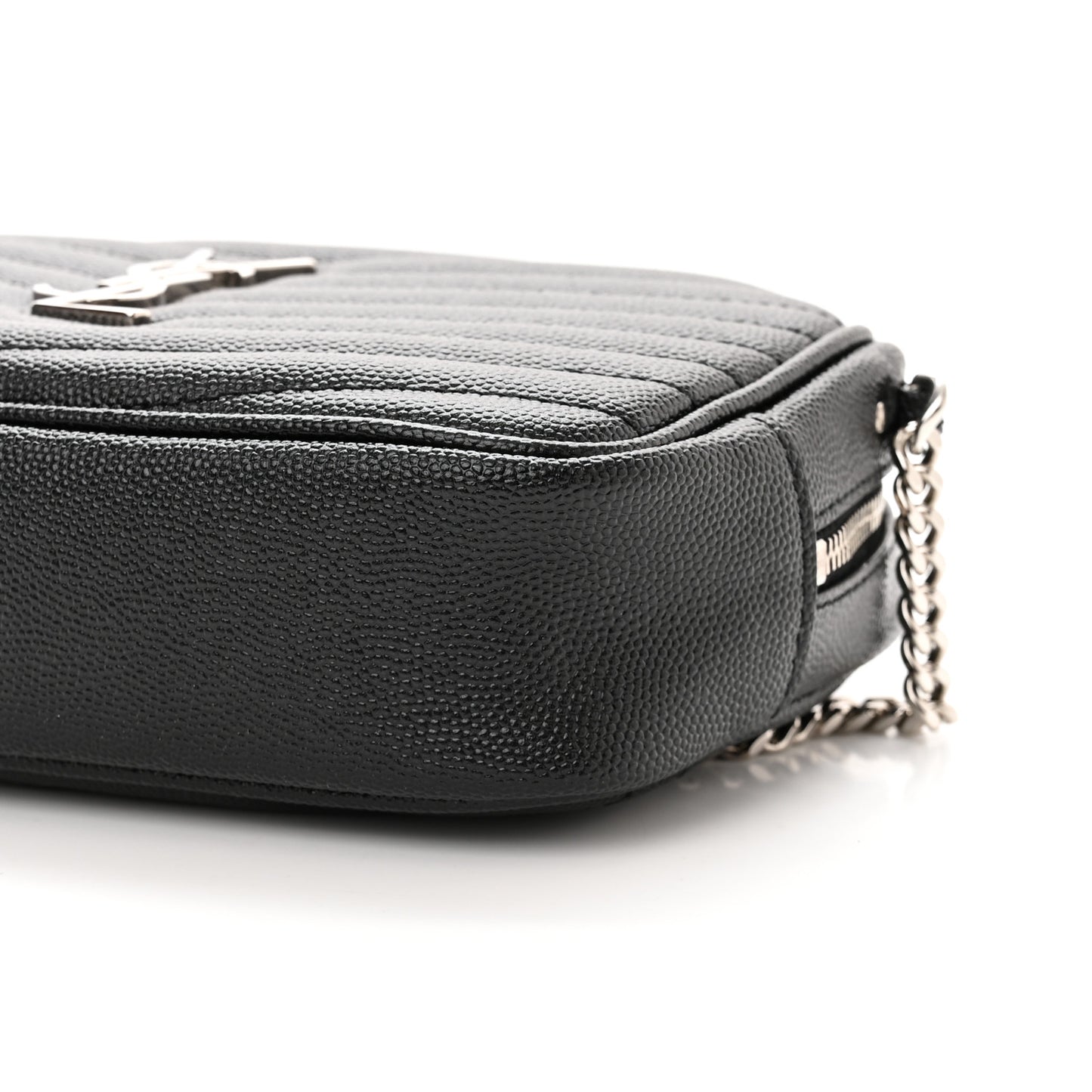 Grain De Poudre Matelasse Monogram Mini Lou Camera Bag Black