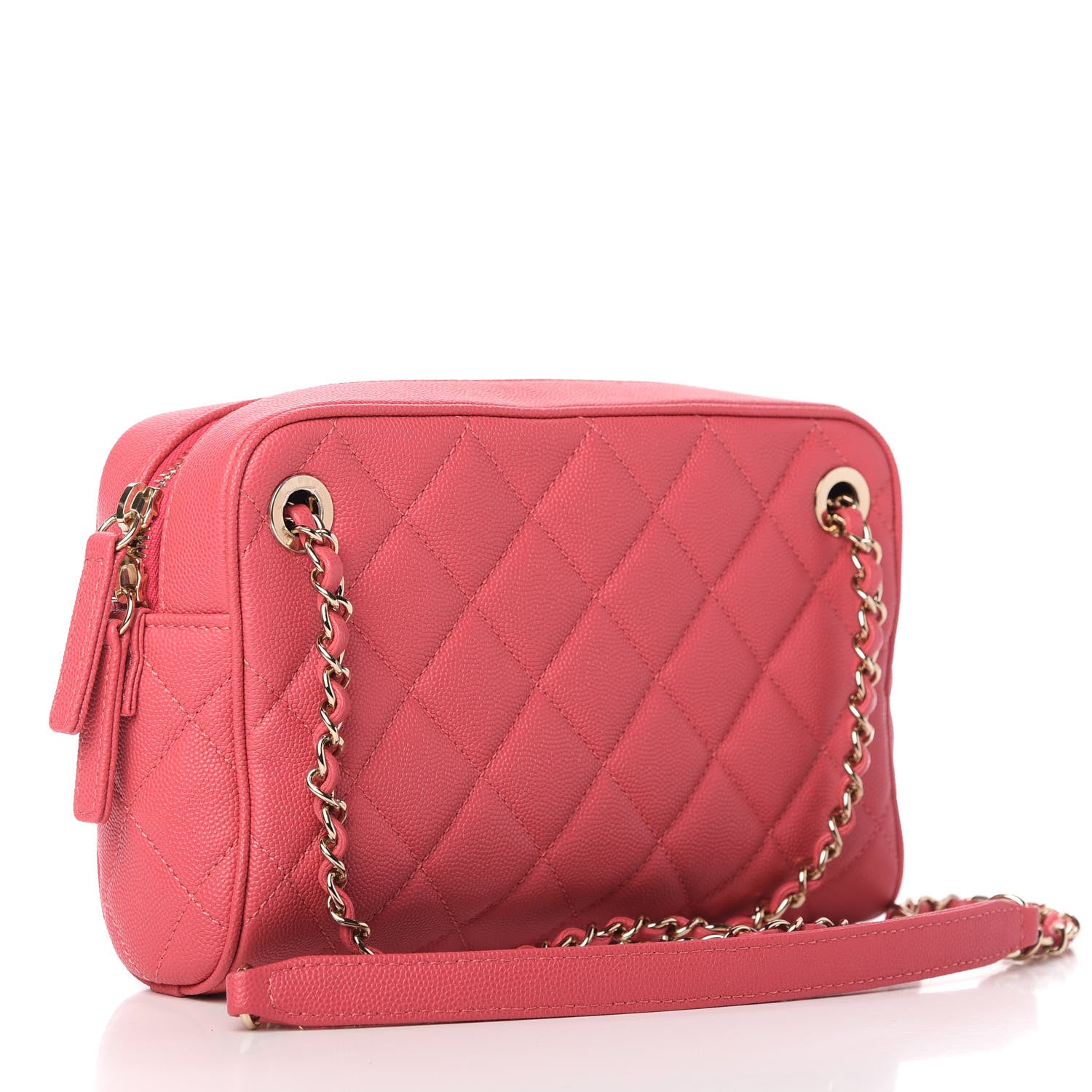 Chanel Caviar Quilted Small In & Out Camera Case Pink 3 of 11