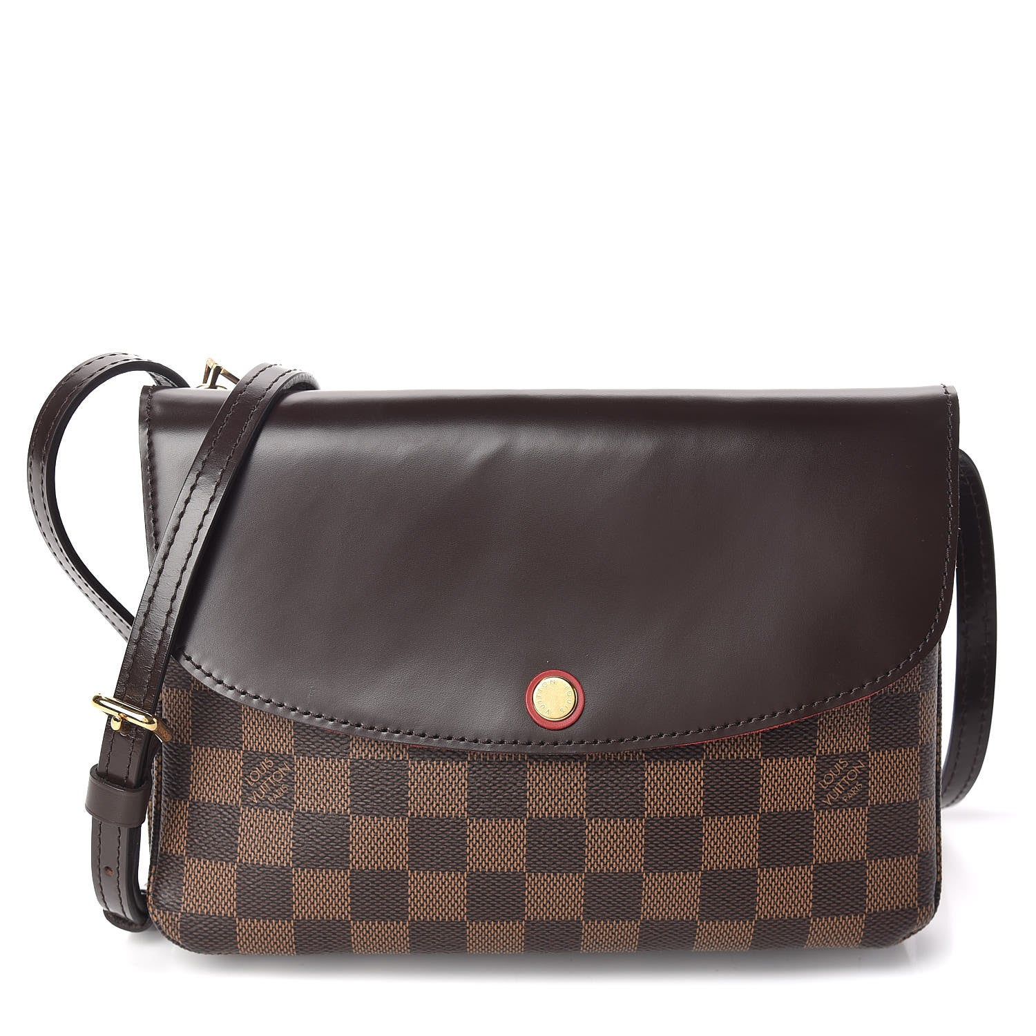 Louis Vuitton Damier Ebene Twice Cherry 1 of 13