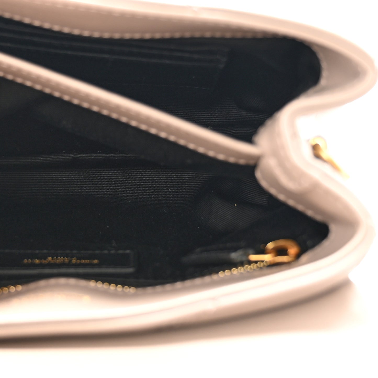 Calfskin Y Quilted Monogram Toy Loulou Crossbody Bag Taupe
