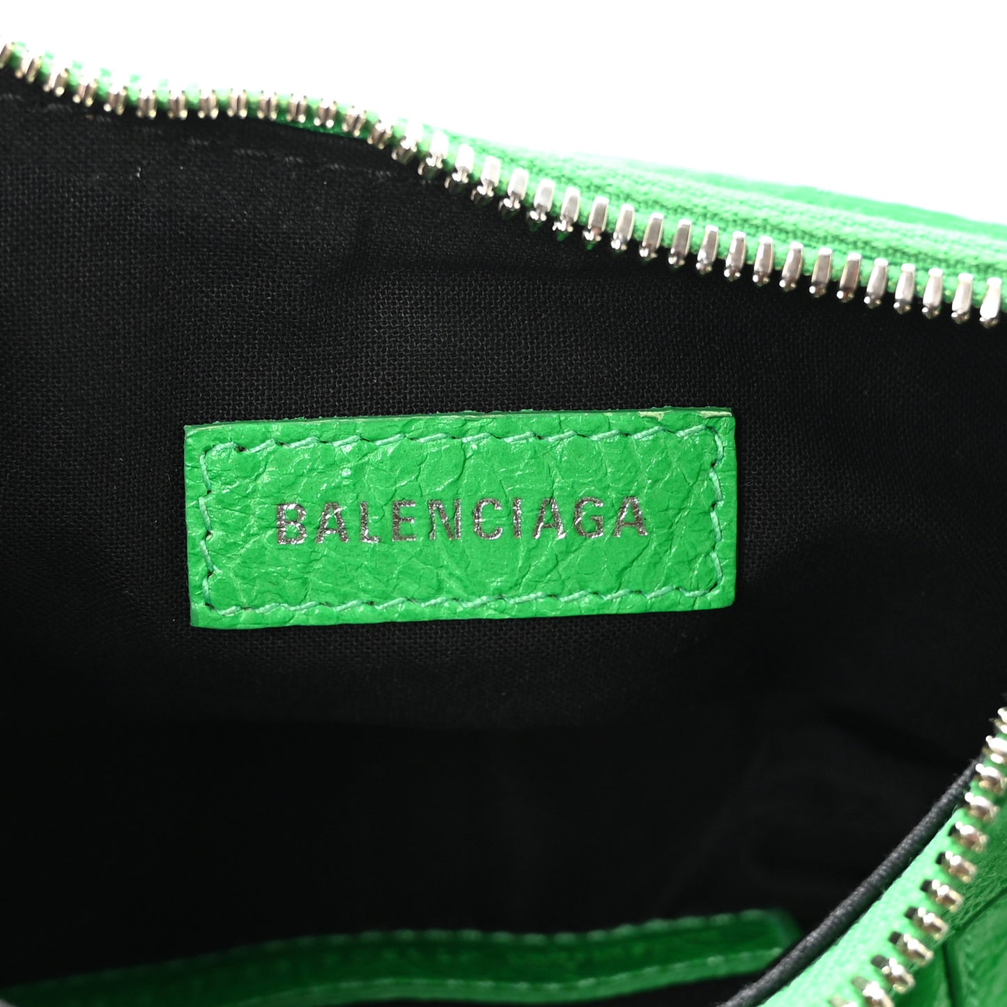 Agneau Arena Le Cagole Shoulder Bag XS Vivid Green