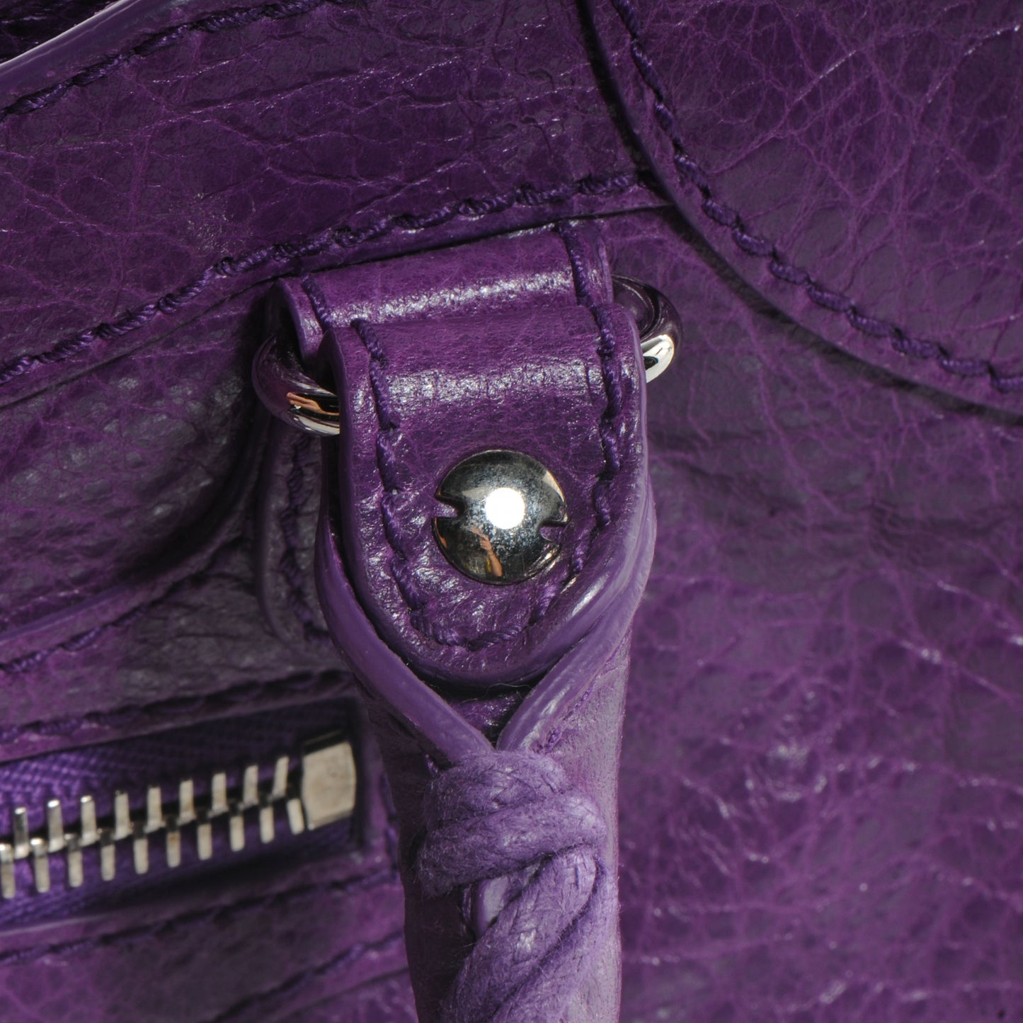 Agneau Giant 12 Silver Hardware Mini City Ultraviolet