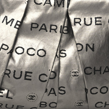 Chanel Coated Canvas Unlimited Clutch Silver 8 of 10