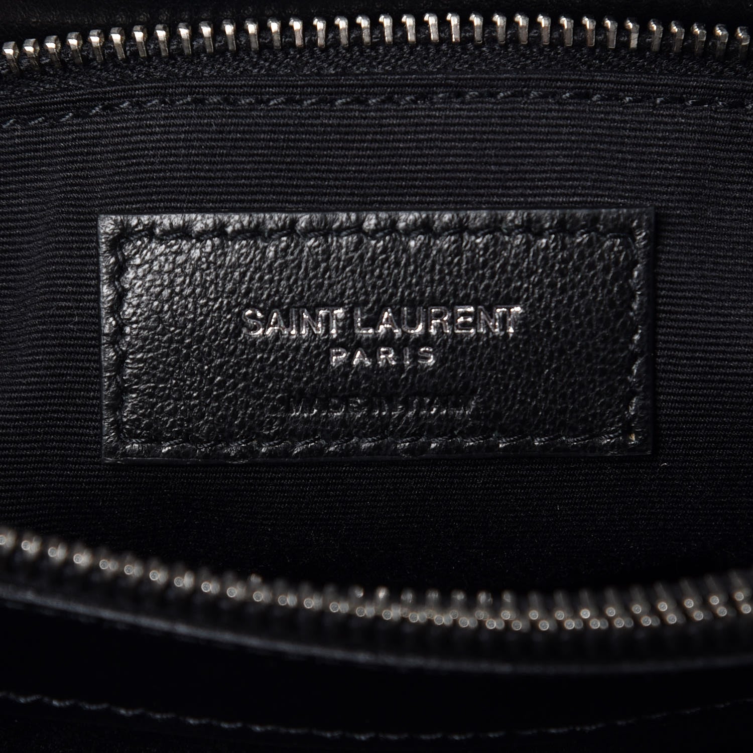 Saint Laurent Calfskin Y Quilted Monogram Medium Loulou Chain Satchel Black 6 of 10
