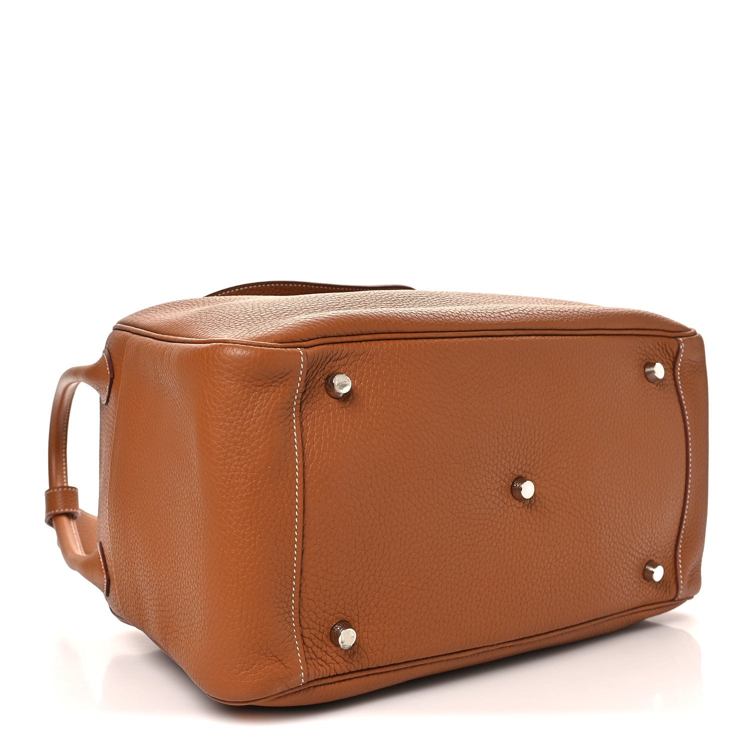 Hermes Taurillon Clemence Lindy 34 Gold 3 of 9