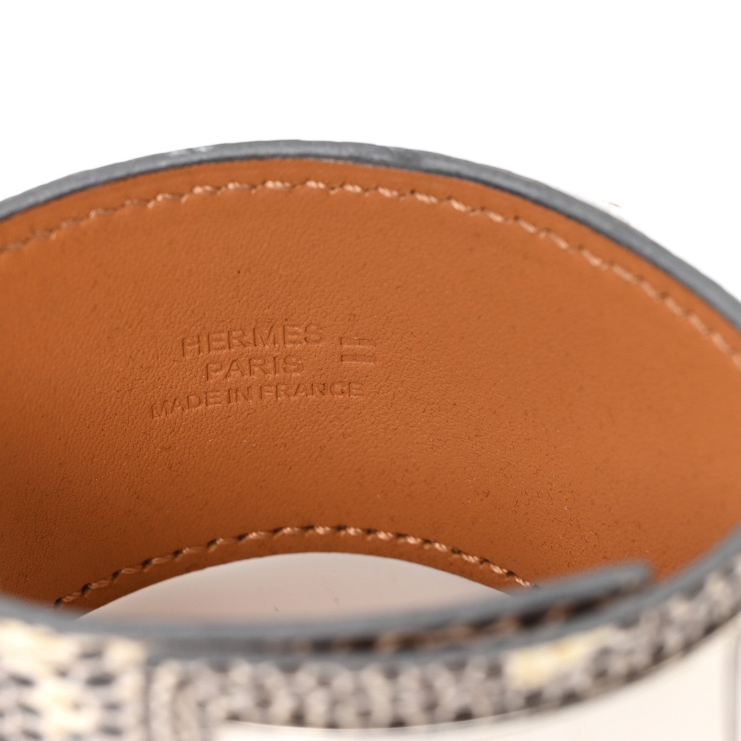 Hermes Lizard Collier De Chien CDC Bracelet S Ombre 5 of 6