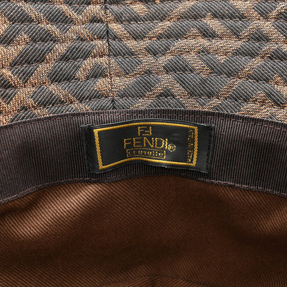 Fendi Technical Fabric FF Reversible Bucket Hat Tobacco Beige 7 of 7