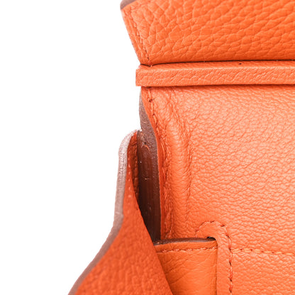 Hermes Taurillon Clemence Birkin 30 Orange 17 of 18