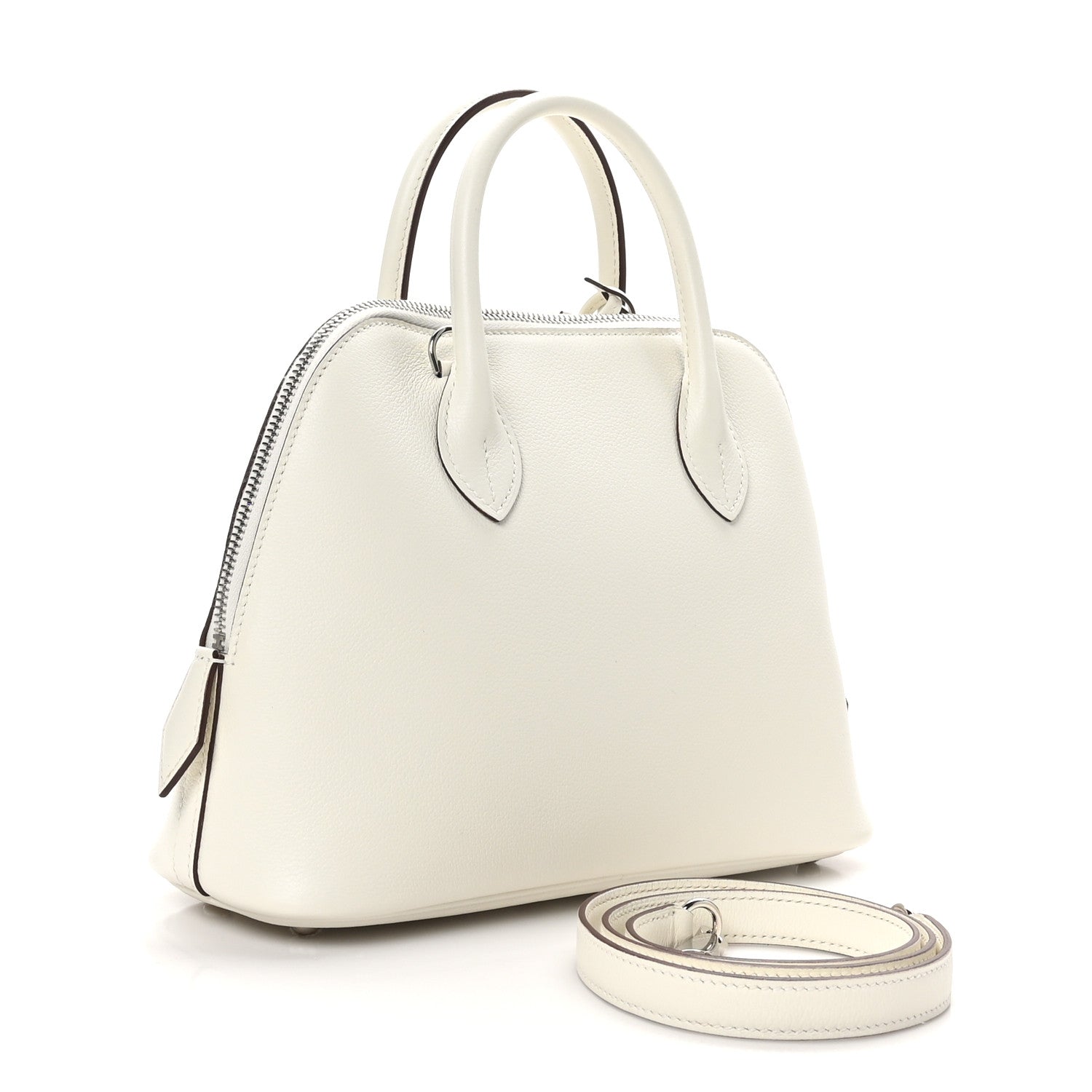 Hermes Evercolor Verso 1923 Bolide 25 White Sesame 2 of 10