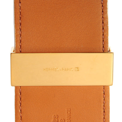Hermes Epsom Collier de Chien CDC Bracelet White Small 6 of 7