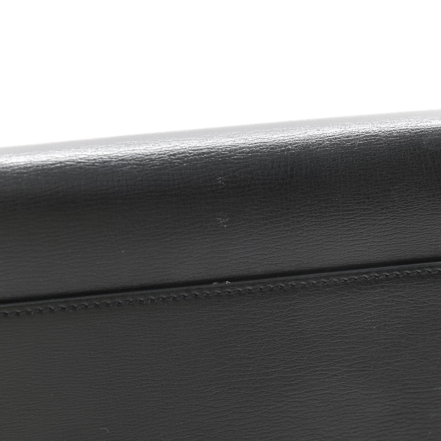 Smooth Calfskin Monogram Phone Holder Crossbody Black