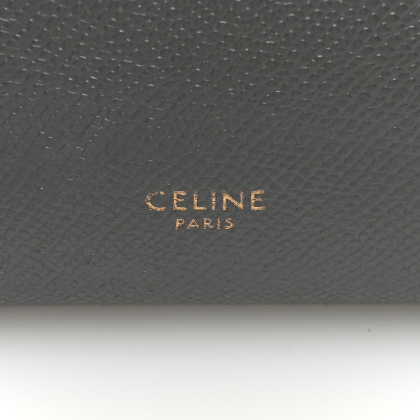 Grained Calfskin Pico Belt Bag Grey