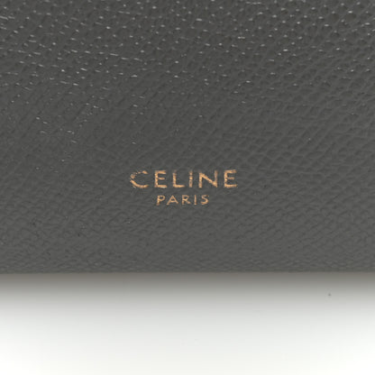 Celine Grained Calfskin Pico Belt Bag Grey 6 of 8