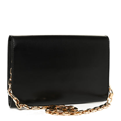 Louis Vuitton Calfskin Chain Louise GM Black 3 of 10
