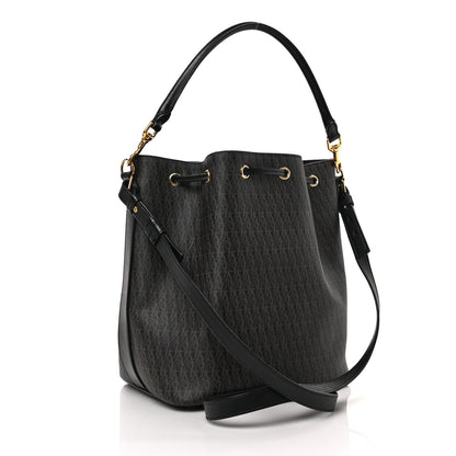 Saint Laurent Toile Classic Monogram Emmanuelle Bucket Bag Black 3 of 8