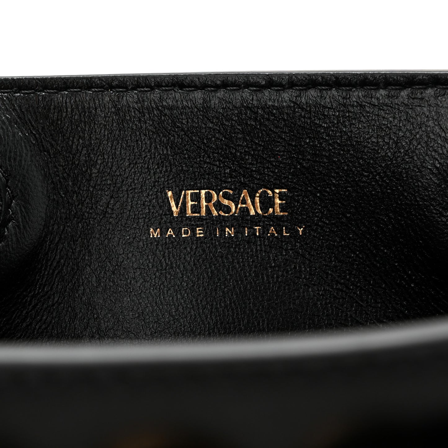 Calfskin Small Medusa '95 Tote  Black