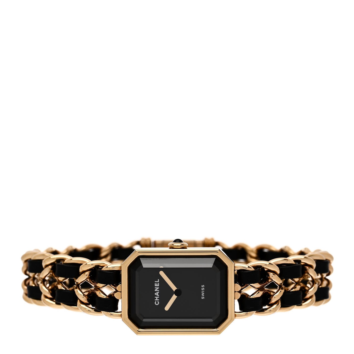 Stainless Steel Lambskin 20mm Chain Premiere Quartz Watch Gold XL