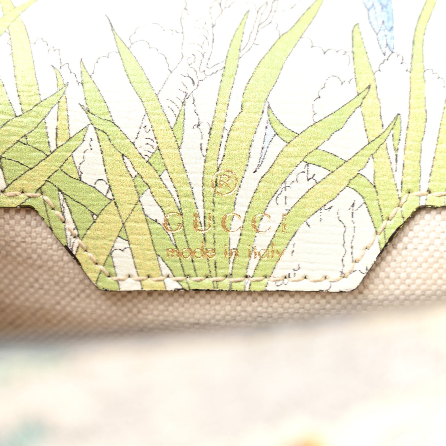 New Shangai Calfskin Tiger Savanah Web Mini Horsebit 1955 Shoulder Bag Chalky White Multicolor