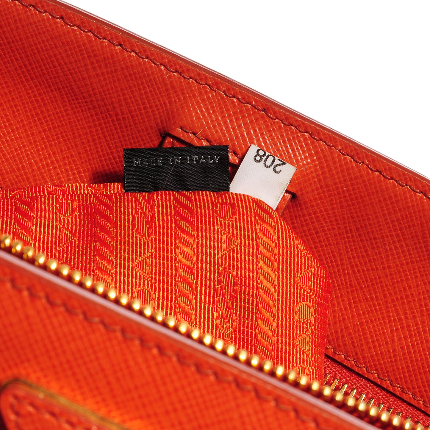 Saffiano Lux Medium Tote Papaya
