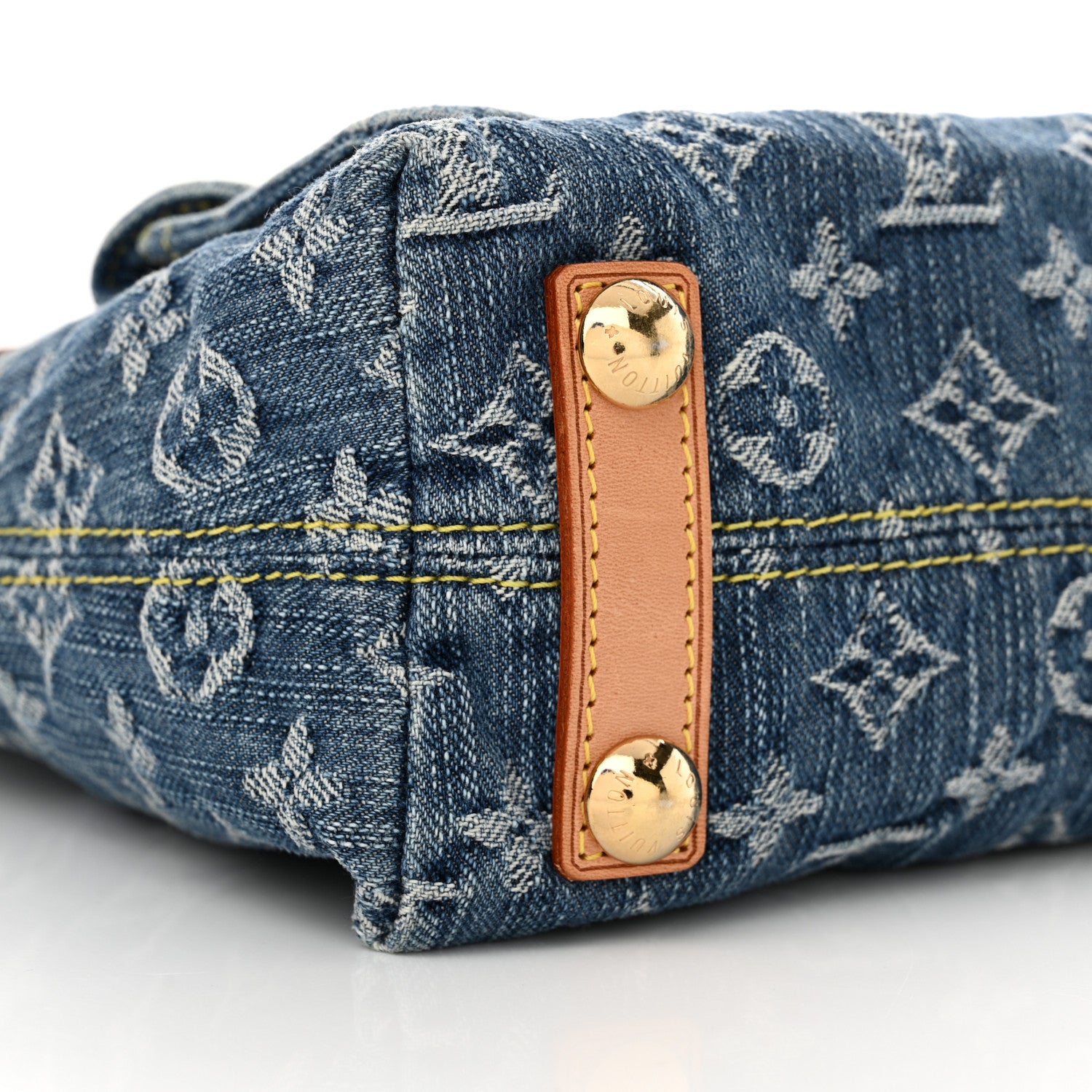 Louis Vuitton Monogram Denim Baggy PM Blue 8 of 14