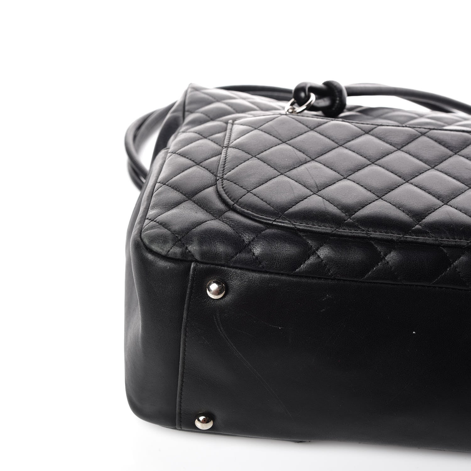 Chanel Calfskin Quilted Large Cambon Flap Black 18 of 20