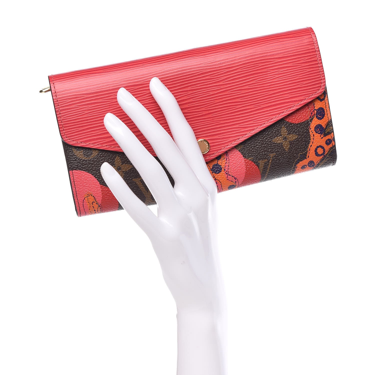 Louis Vuitton Epi Monogram Ramages Sarah Wallet 2 of 7