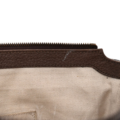 Gucci Soft GG Supreme Monogram Courrier Web Medium Flat Messenger Bag Beige New Acero Multicolor 14 of 15