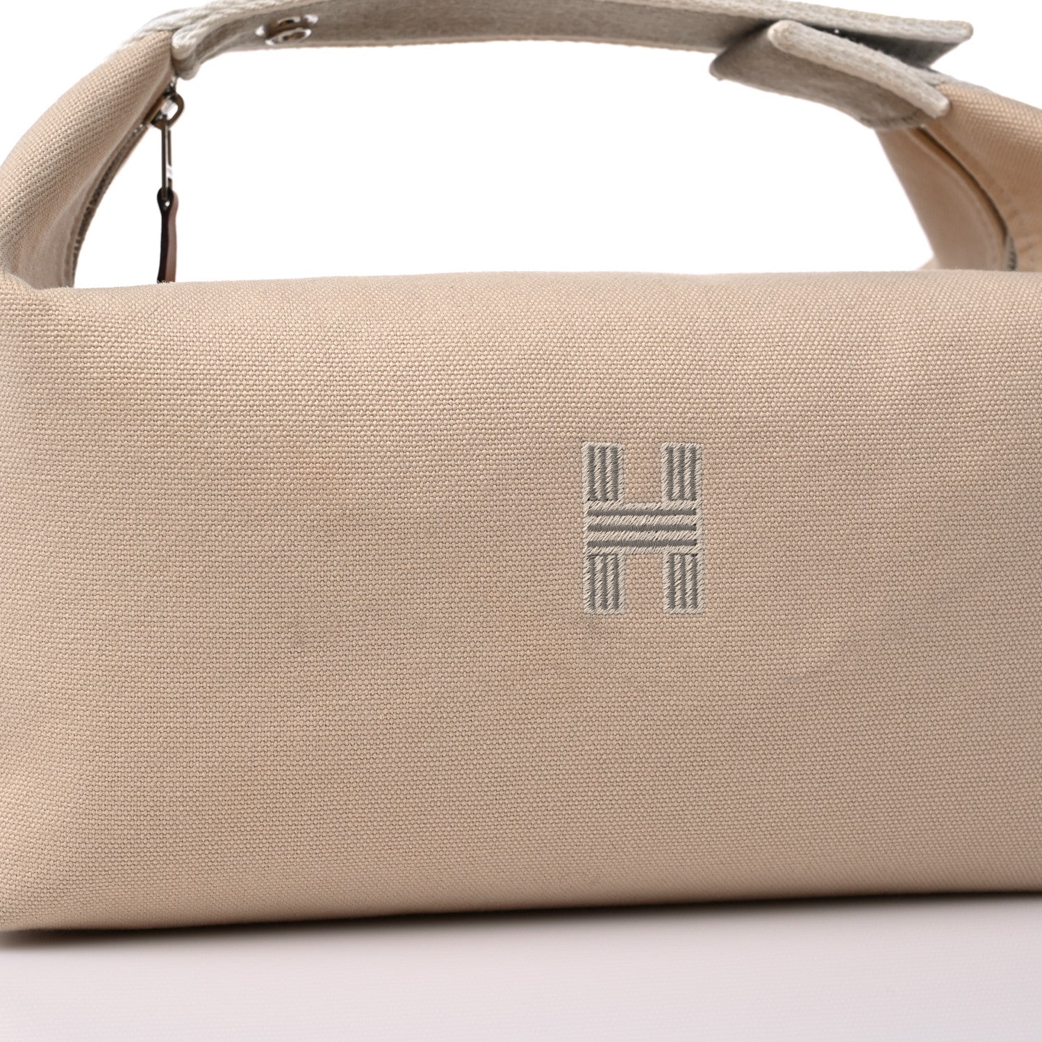 Hermes Canvas Large Bride-A-Brac Pouch Natural 11 of 12