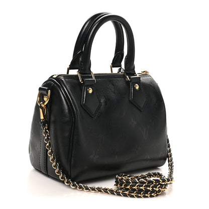Louis Vuitton Monogram Ink Speedy BB Black 3 of 9