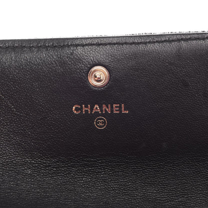 Chanel Velvet Boy Wallet On Removable Chain Black 5 of 15