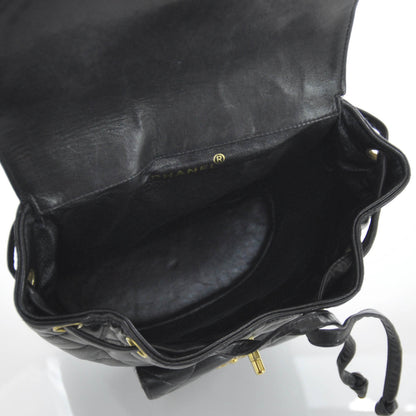Chanel Lambskin Quilted Backpack Black 6 of 11