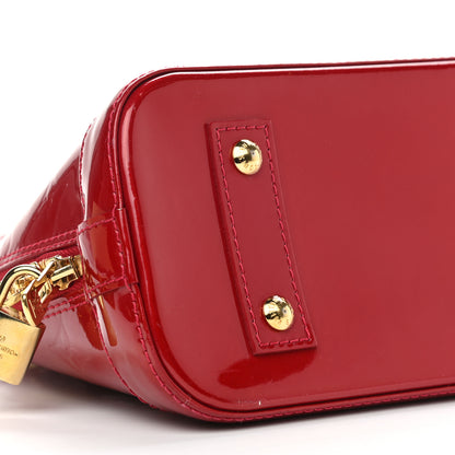Louis Vuitton Vernis Alma BB Pomme D'Amour 7 of 9