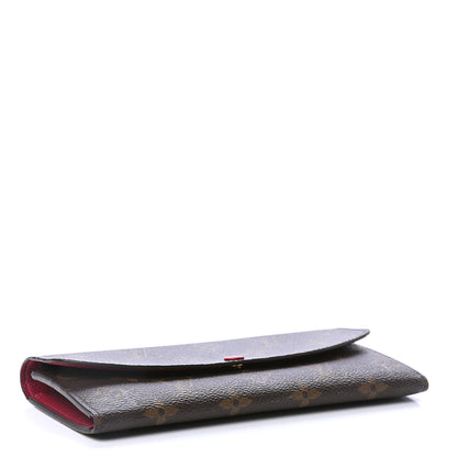 Louis Vuitton Monogram Emilie Wallet Fuchsia 3 of 5