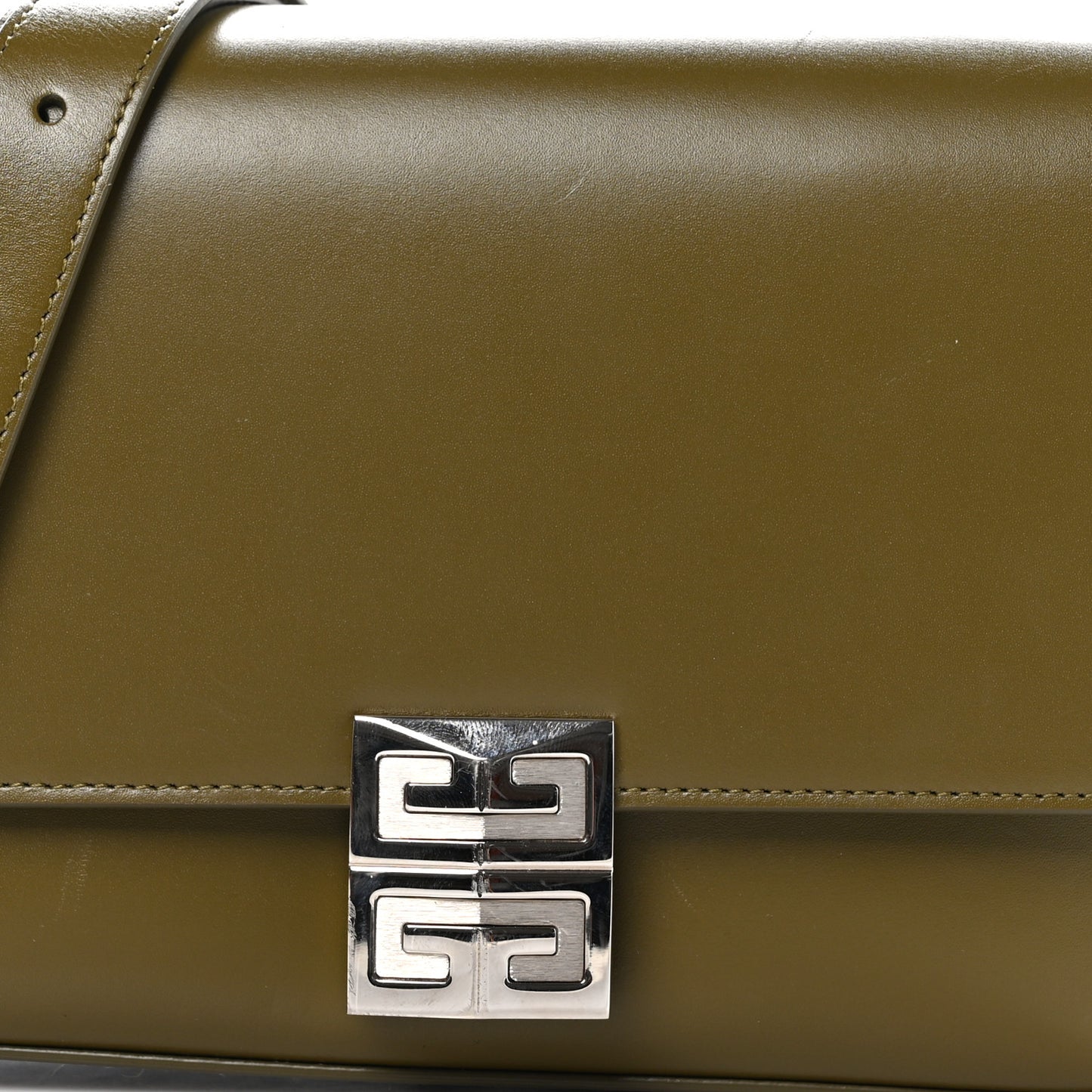 Box Calfskin Medium 4G Shoulder Bag Dark Khaki