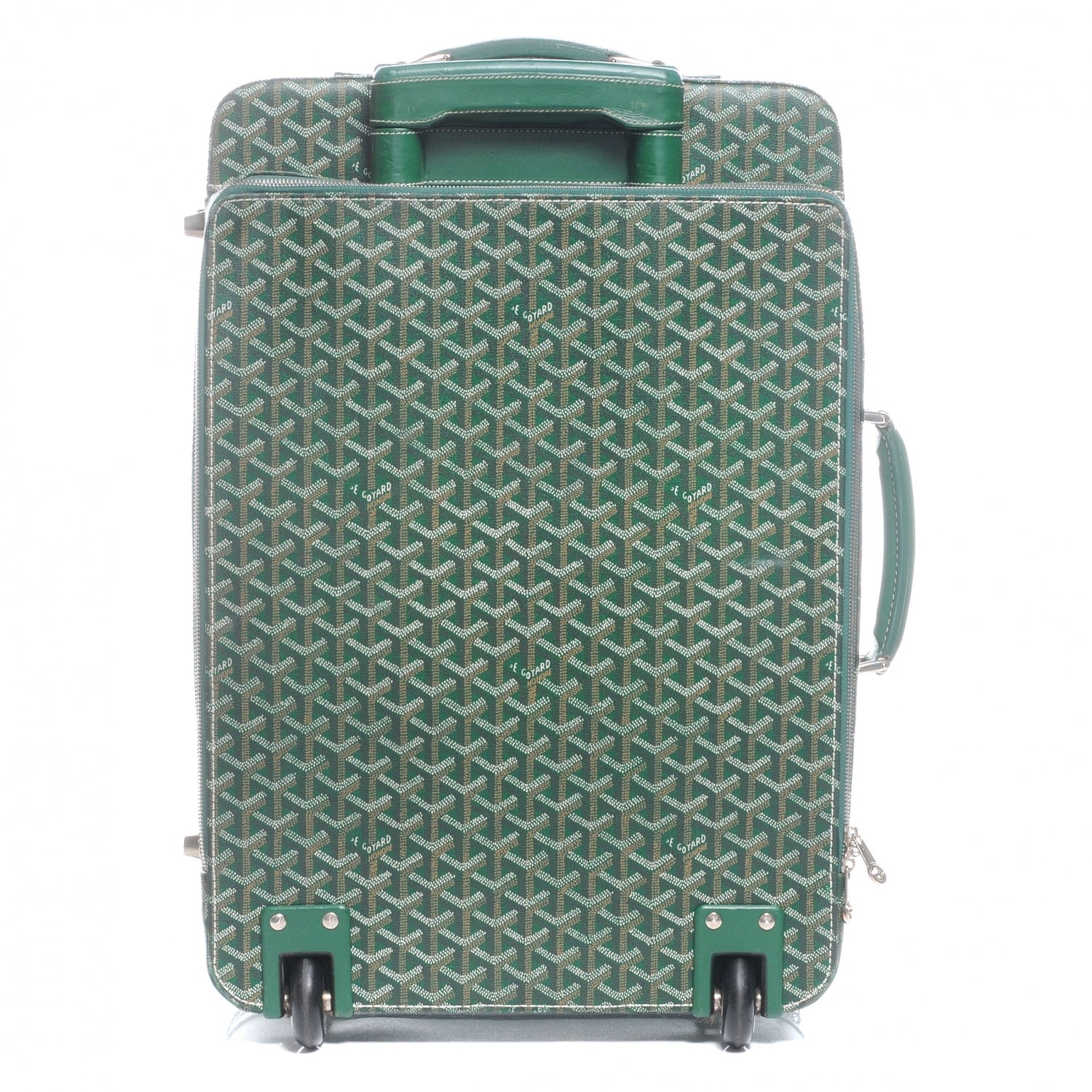 Goyard Goyardine Rolling Suitcase Trolley PM Green 3 of 11