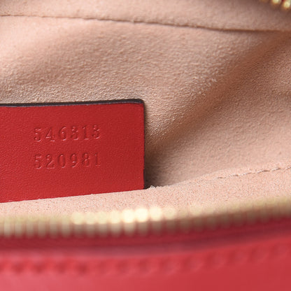 Gucci GG Supreme Monogram Blooms Mini Chain Shoulder Bag Beige Blue Navy Hibiscus Red 7 of 12