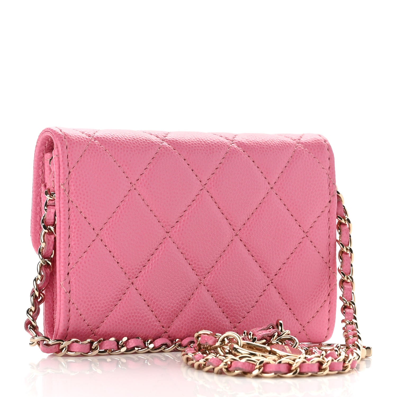 Chanel Caviar Quilted Belt Bag Pink 3 of 11