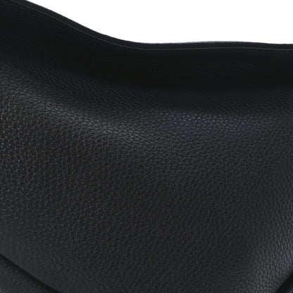 The Row Grained Calfskin Large Slouchy Banana Bag Black 7 of 9