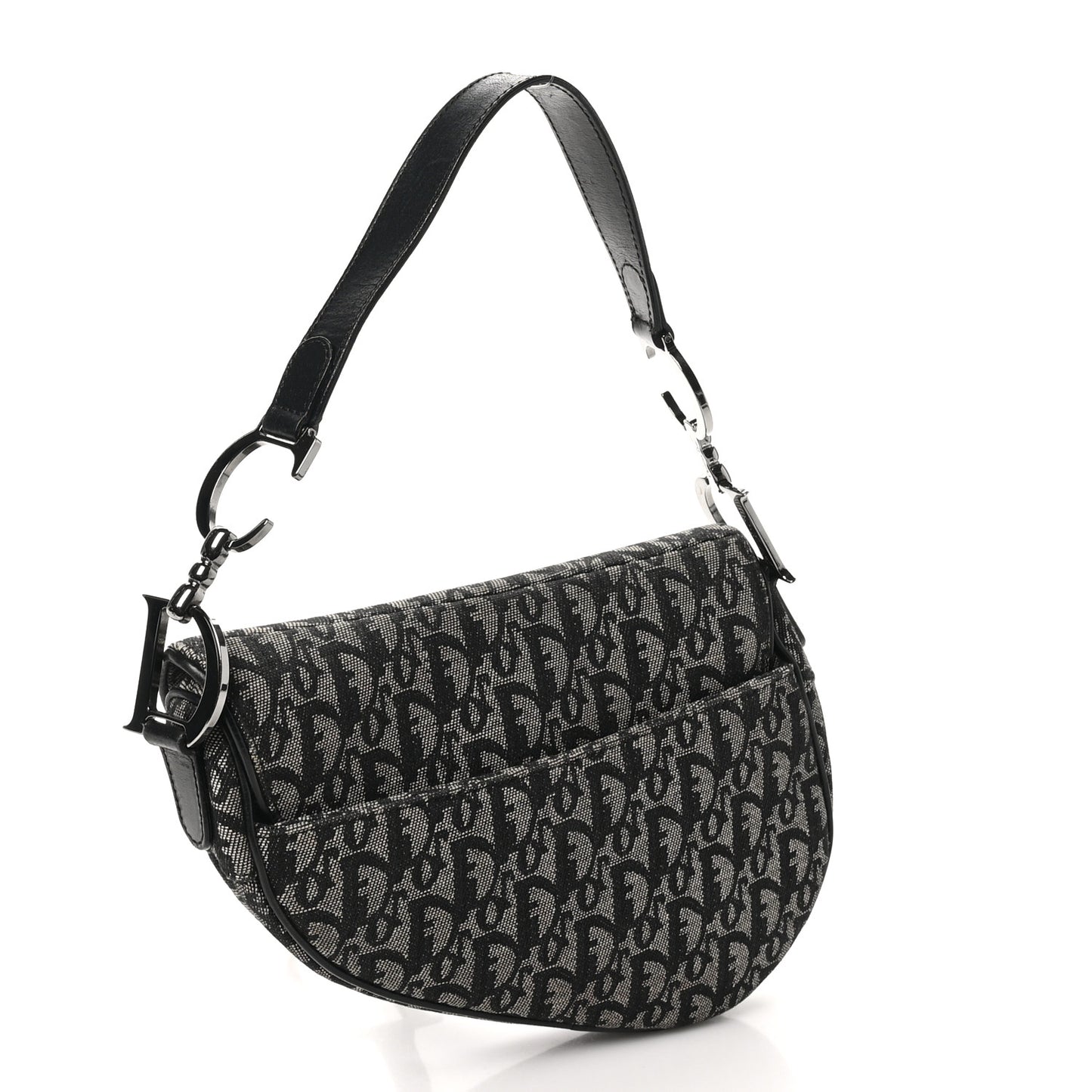 Monogram Saddle Bag Blue