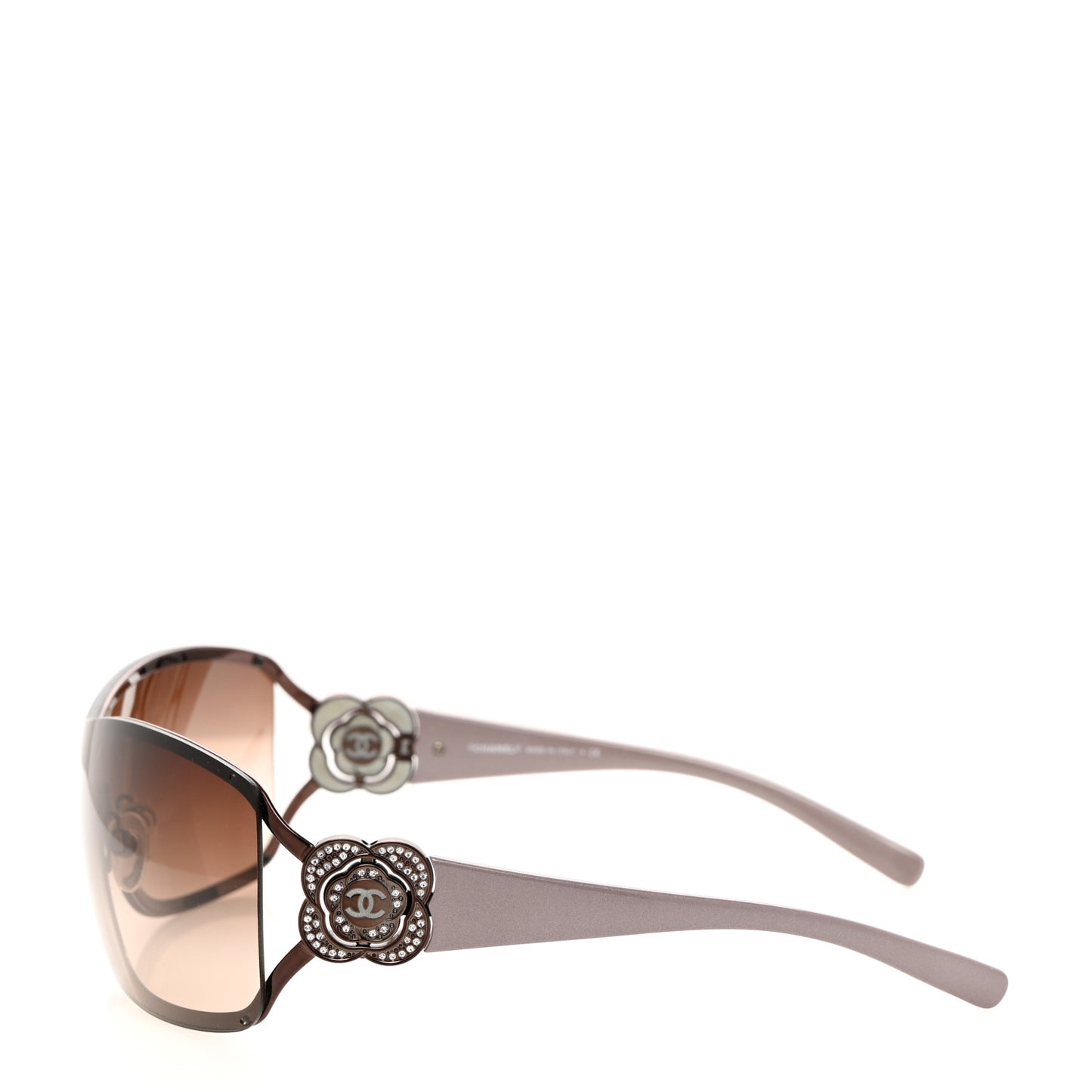 Swarovski Crystal Camellia CC Sunglasses 4164-B Bronze