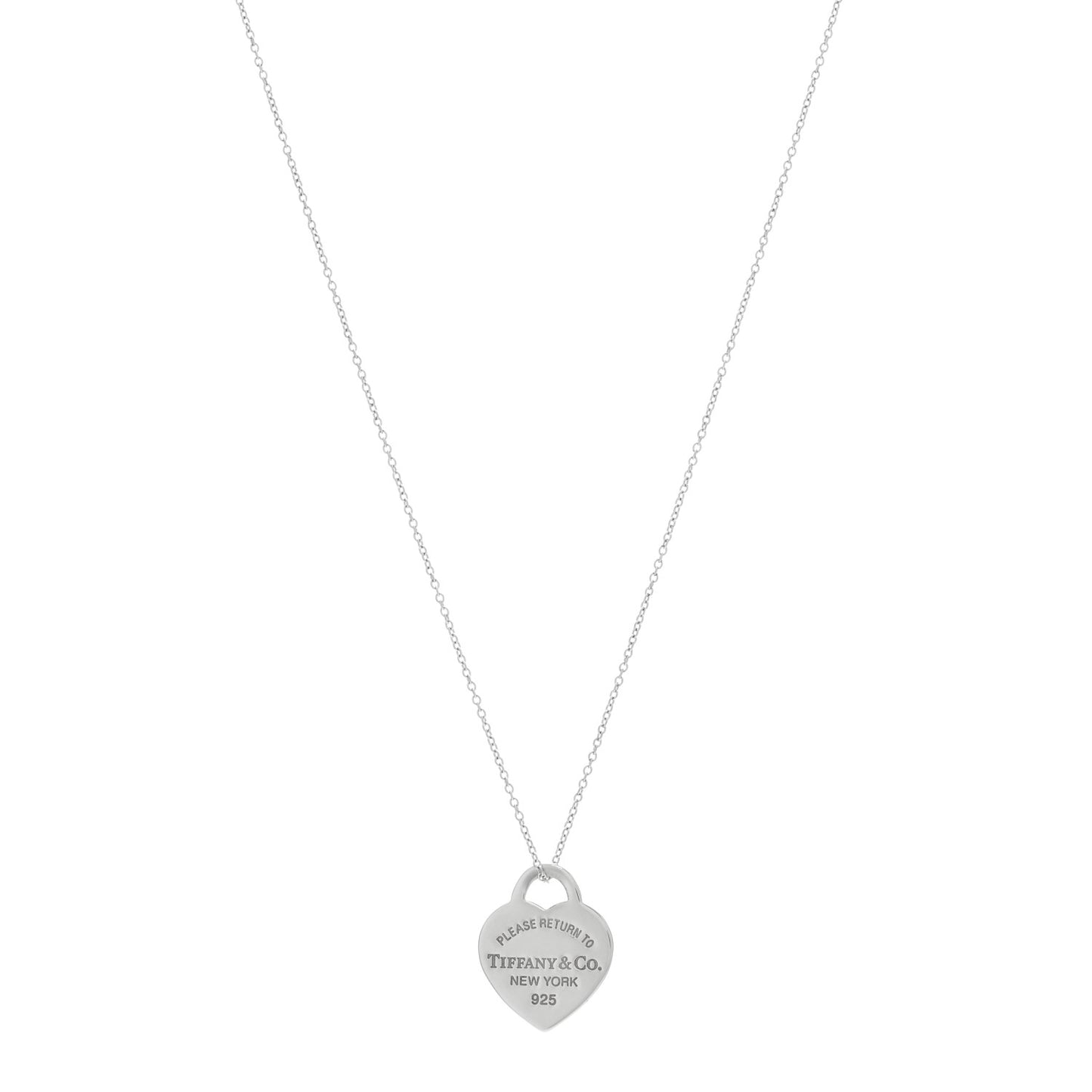 Sterling Silver Small Return to Tiffany Heart Pendant Necklace