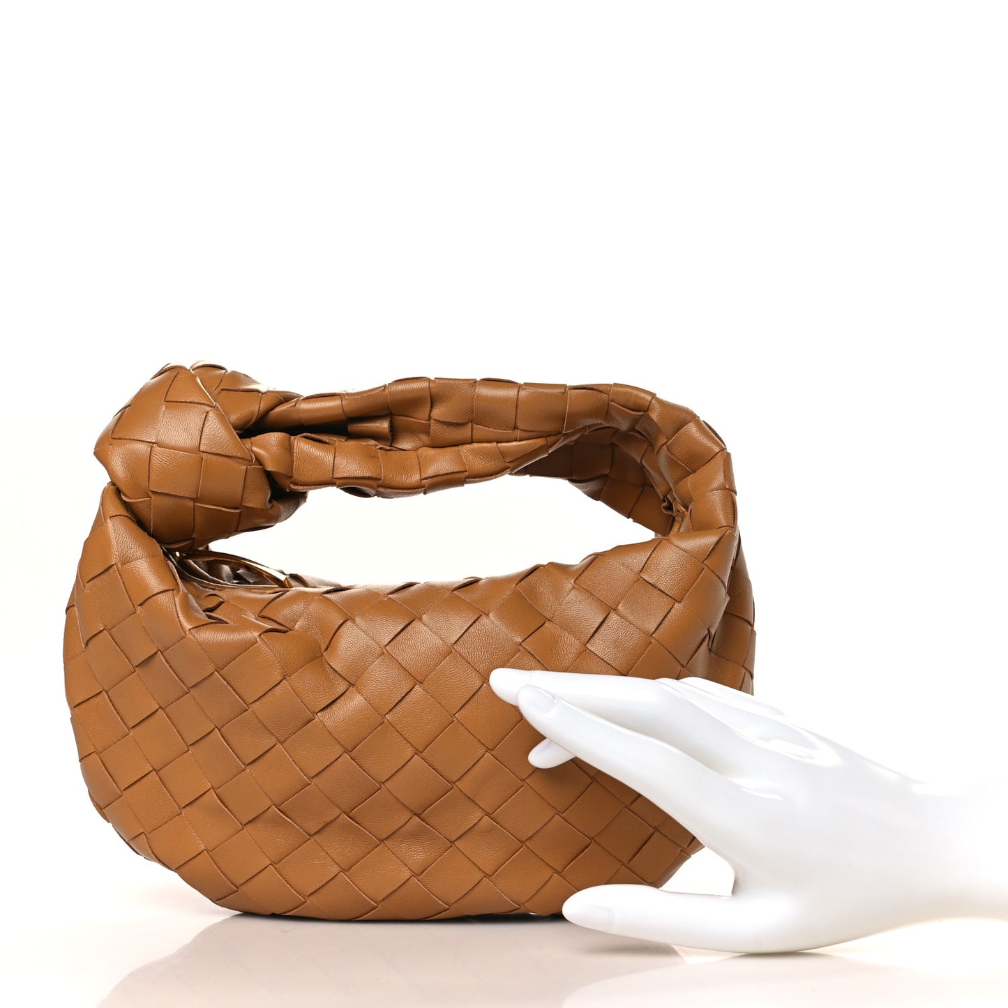 Nappa Intrecciato Mini Jodie Caramel