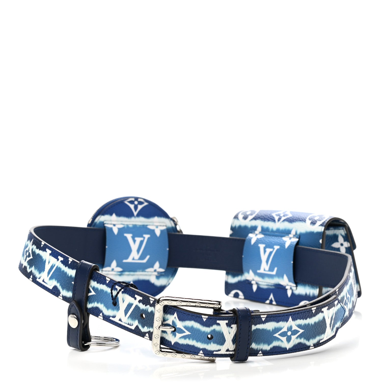 Louis Vuitton Monogram Escale 30mm Daily Multi Pocket Belt 80 32 3 of 8