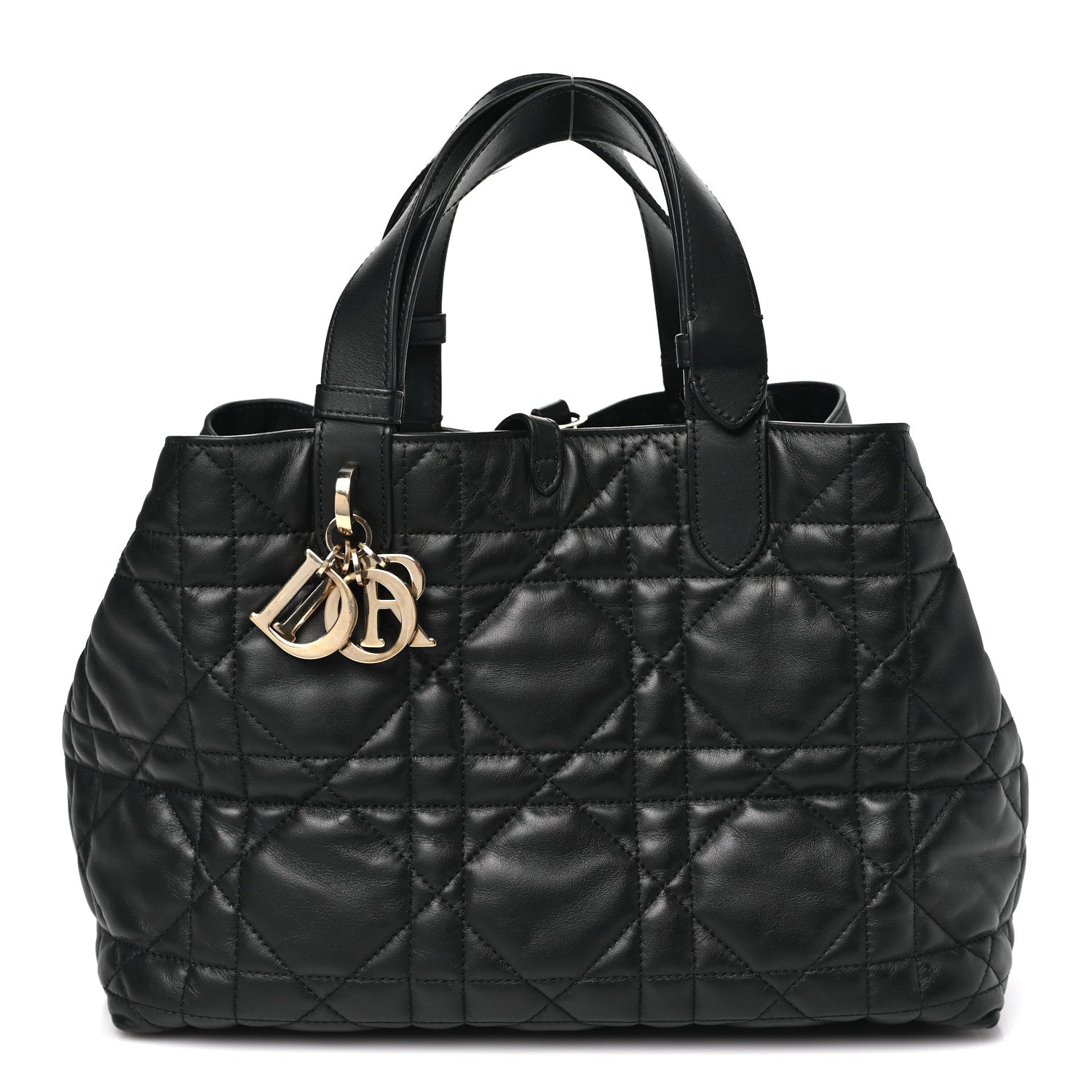 Christian Dior Calfskin Macrocannage Medium Toujours Black 1 of 11