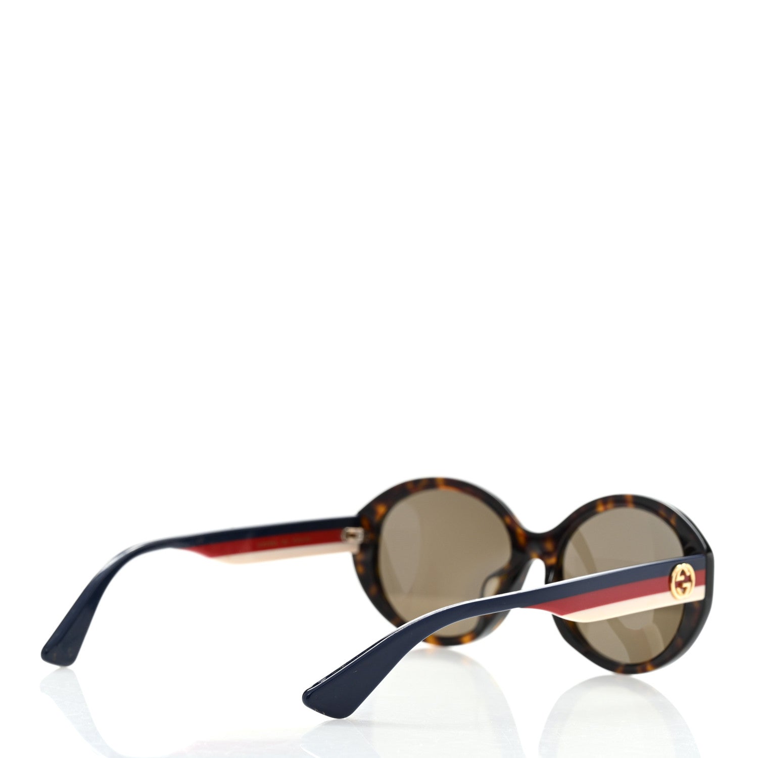 Gucci Round Web Sunglasses GG0279SA Havana 4 of 7
