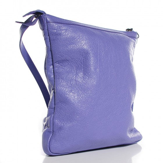 Balenciaga Agneau Classic Hardware Flat Crossbody Mauve 3 of 20