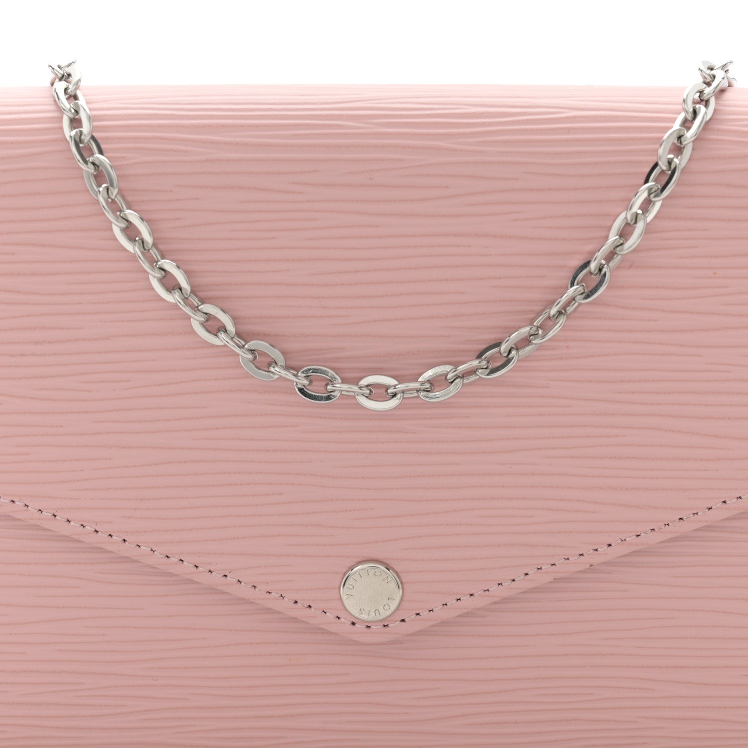 Louis Vuitton Epi Pochette Felicie Rose Ballerine 8 of 10