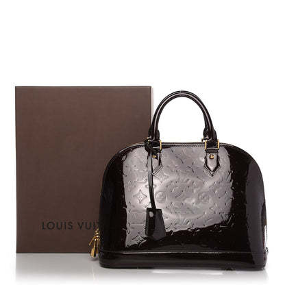 Louis Vuitton Vernis Alma PM Amarante 10 of 10