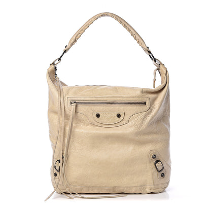 Balenciaga Agneau Classic Hardware Day Hobo Praline 1 of 22